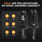 Set of 4 Quick Complete Struts Shock Spring & Mount for Toyota Camry Solara (2004–2006)