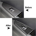 Carbon Fiber Window Lift Switch Panel Cover for Kia Forte Cerato K3 (2019–2023)
