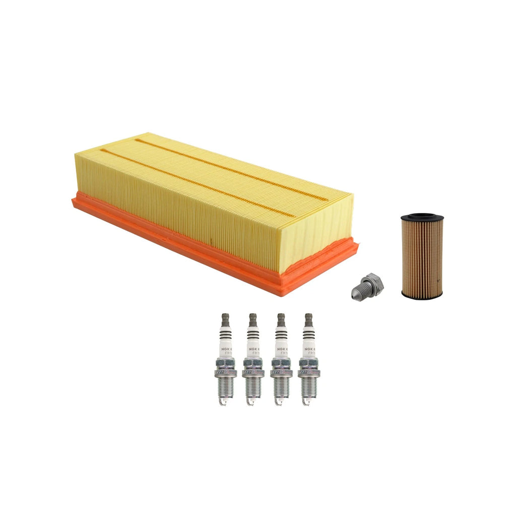 Wix Engine Air Oil Filters & NGK Ruthenium HX Spark Plug Kit for Audi TT Quattro (2000–2015)