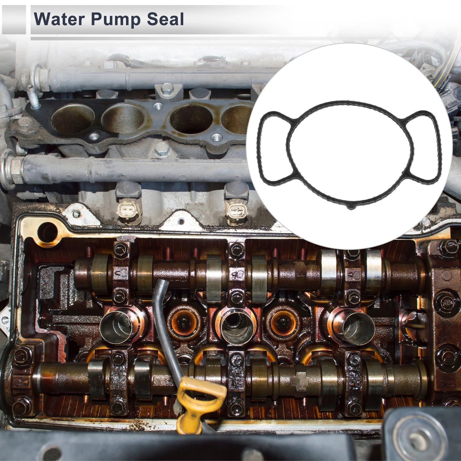 Water Pump Seal No.12691259 for Cadillac CTS (2004–2019) Rubber 1Pc