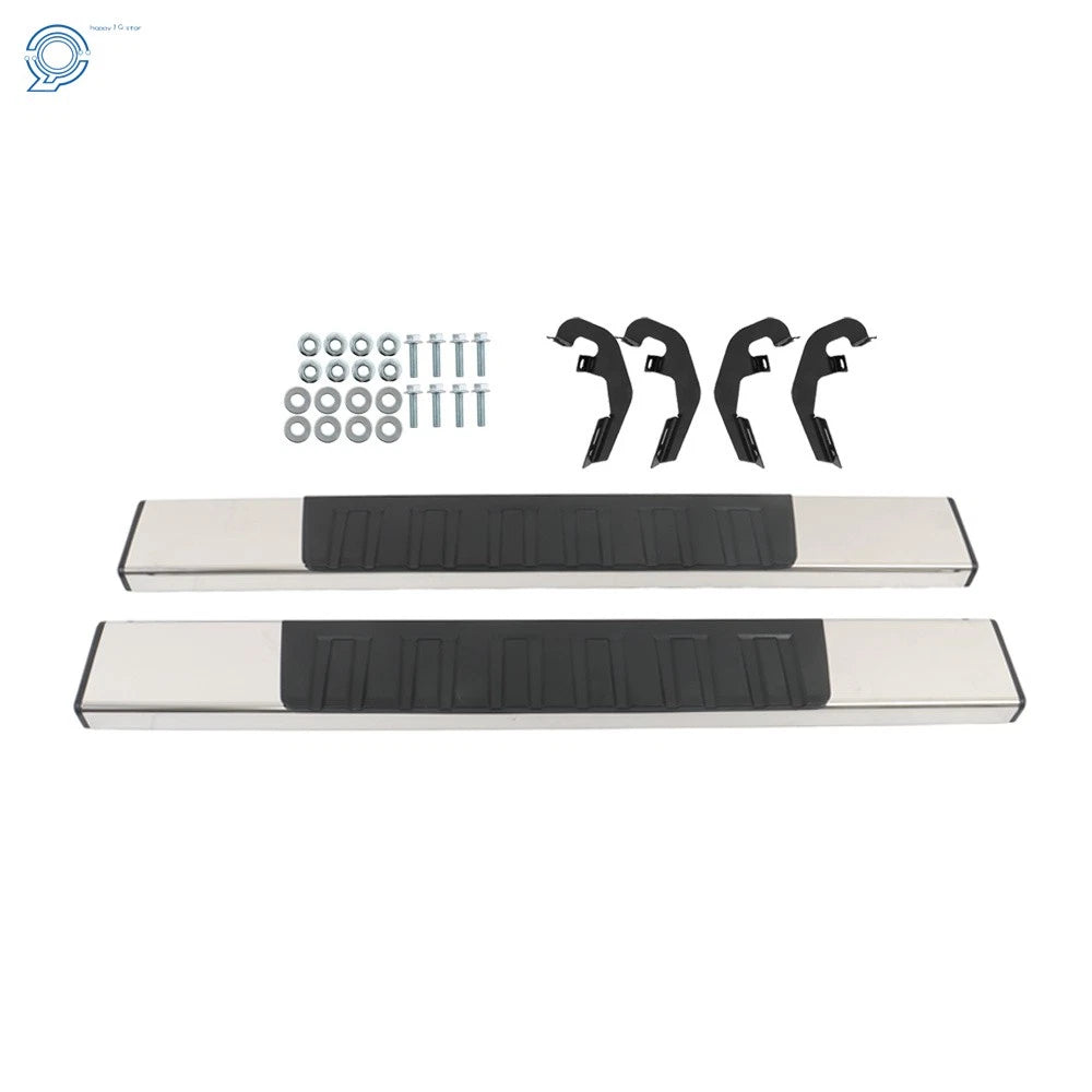 Set of 2 Step Bars Running Boards for Chevy Silverado 1500 (2019-2022)
