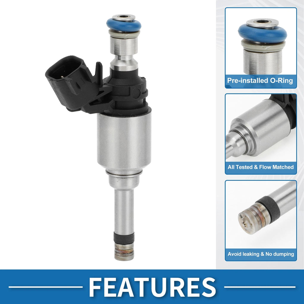 Fuel Injector No. 12662564 for Chevy Malibu (2013–2015) 2.5L Black