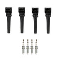 Set of 4 Ignition Coils & NGK Spark Plugs for Mazda 3 6 CX-3 CX-5 (2014–2021)