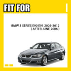 Gloss Black Headlight Eyelid Trim for BMW 3 Series (2005–2012)