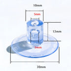 Set of 2 Dual Hang Suction Cups for Casement Windows (30mm)