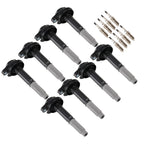 Set of 8 Ignition Coils w/ Iridium Plugs for Ford Mustang F-150 (2016–2017)