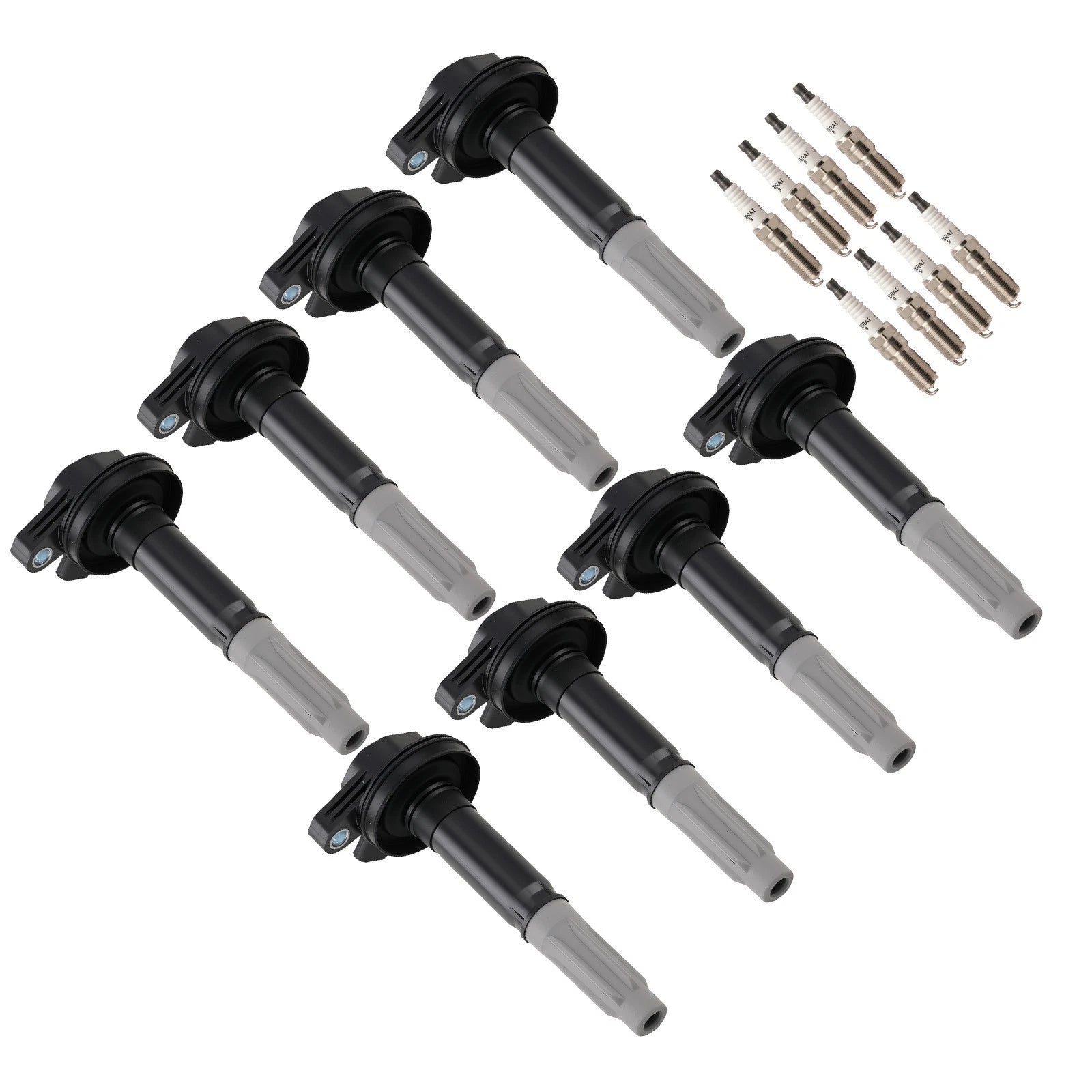 Set of 8 Ignition Coils w/ Iridium Plugs for Ford Mustang F-150 (2016–2017)