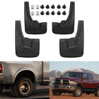 Set of 4 Splash Guard Mud Flaps for Dodge Ram 1500 (2019–2024)