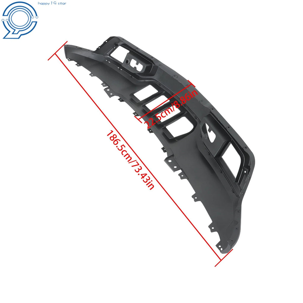 Front Bumper Cover for Chevy Silverado 1500 (2019–2021) w/ Lower Air Slots