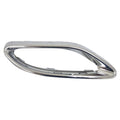 Replacement Chrome ABS Rear Passenger Side Bumper Cover Exhaust Pipe Hole Trim