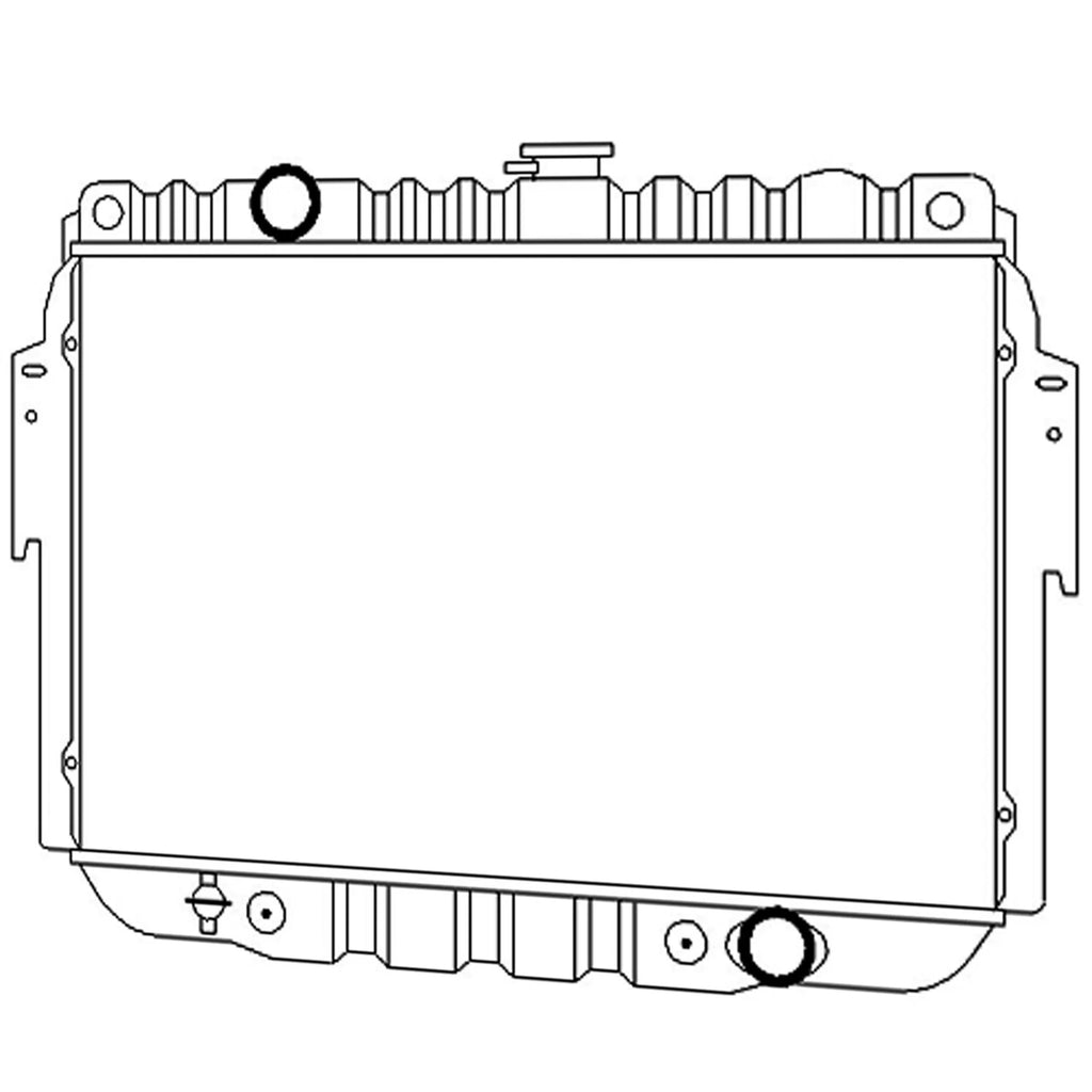 Replacement Plastic Aluminum Radiator with Quick Connect for Ford F150 (1997–2003)