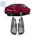 Set of 2 Black Housing Tail Lights for Cadillac ATS (2013–2018)