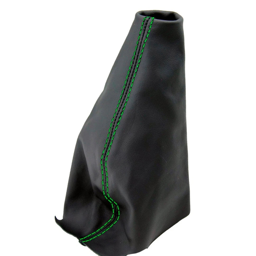 E Brake Boot Cover for Ford Escape (2005–2007) Green Stitch PVC Leather