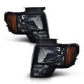 Smoke Lens Black Housing Headlights for Ford F150 (2009–2014)