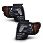 Smoke Lens Black Housing Headlights for Ford F150 (2009–2014)