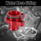 Water Hose Fitting Replacement Set Red for BMW 325i 335i 525i