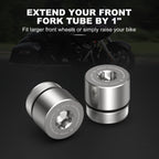 1" Front Fork Tube Extensions for Harley Street Glide FLHX, Tri Glide FLHTCUTG (2014–2023)
