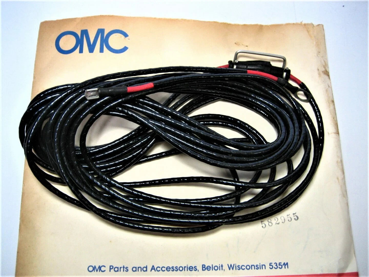 OMC 582955 Marine Sterndrive/Outboard Engine Lead & Fuse Assembly for OMC
