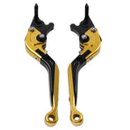 Folding Extendable Brake Clutch Levers for Suzuki GSXR600 GSXR750 (2004–2005) Gold