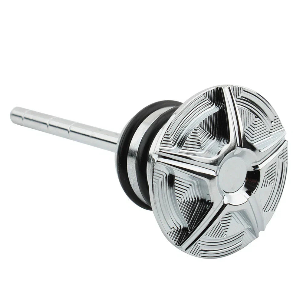 Chrome Oil Dipstick for Harley Softail Fat Boy FLSTF Heritage (2000-2017)