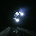 6'' Gloss Black LED Headlight for Harley Sportster Softail Chopper