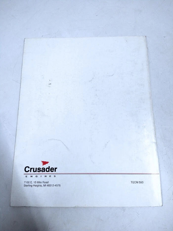 Operation and Maintenance Manual for Crusader XL Series 305XL/350XL/350HT