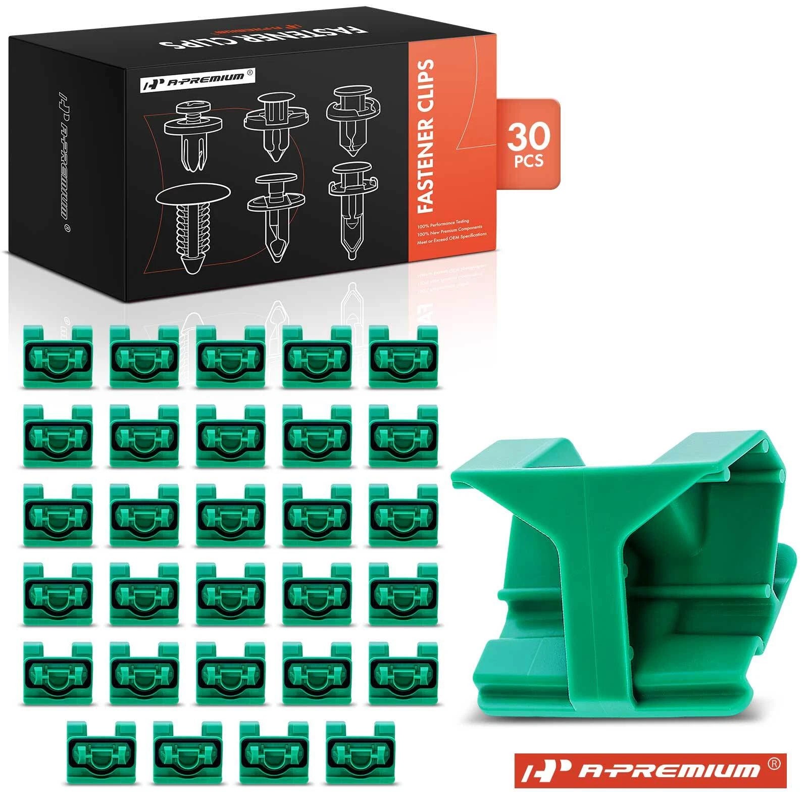 Set of 30 Rocker Moulding Skirt Fastening Clips for BMW