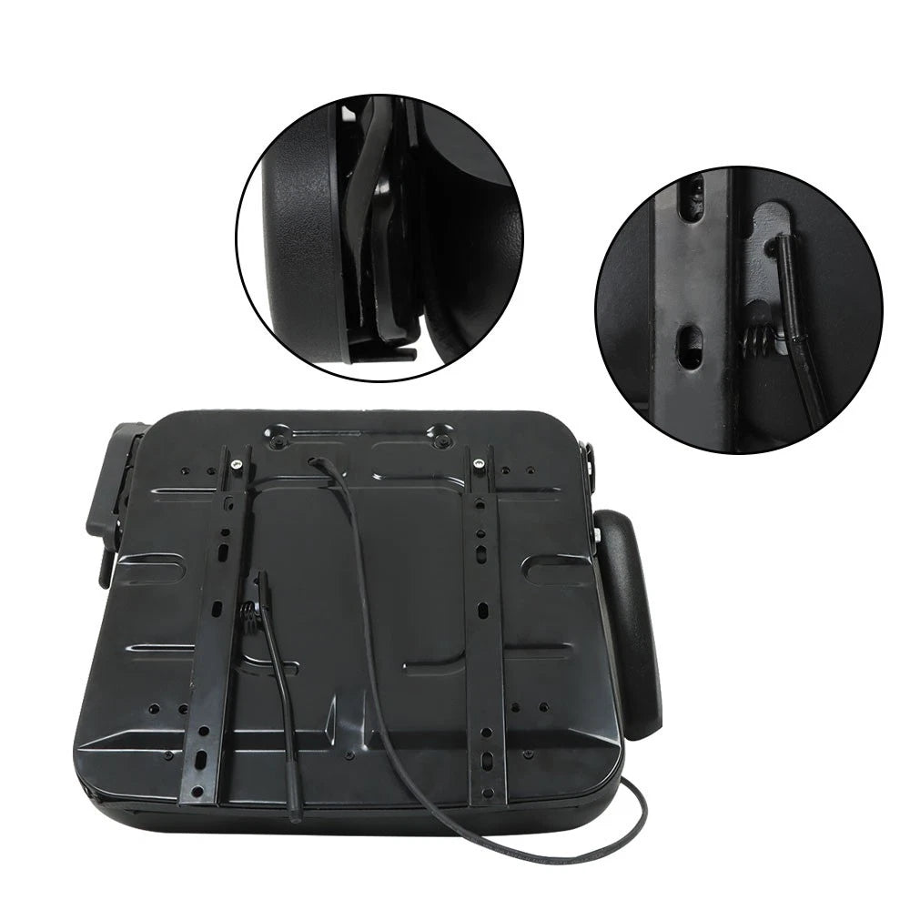 Adjustable PVC Forklift Tractor Seat with Armrest