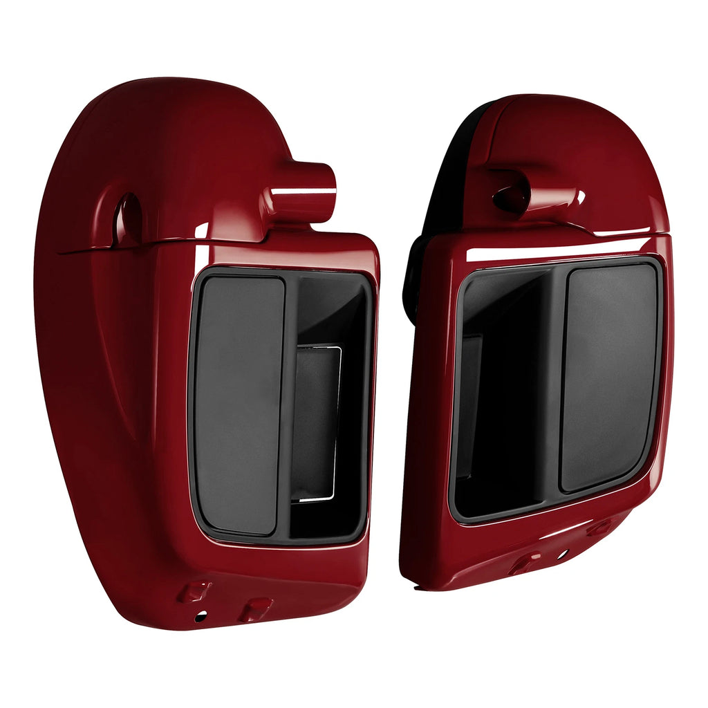 Lower Vented Leg Fairings for Harley Electra Glide Road Glide (2014–2025) Billiard Red