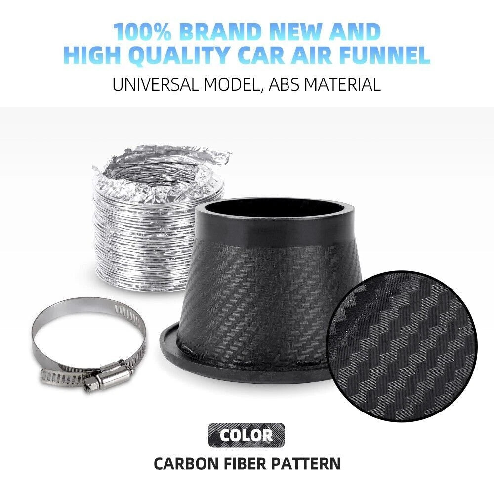 Turbo Air Intake Pipe Funnel Kit for Universal Car