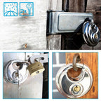 Stainless Steel Discus Padlock for Shed Garage Fence (40D)
