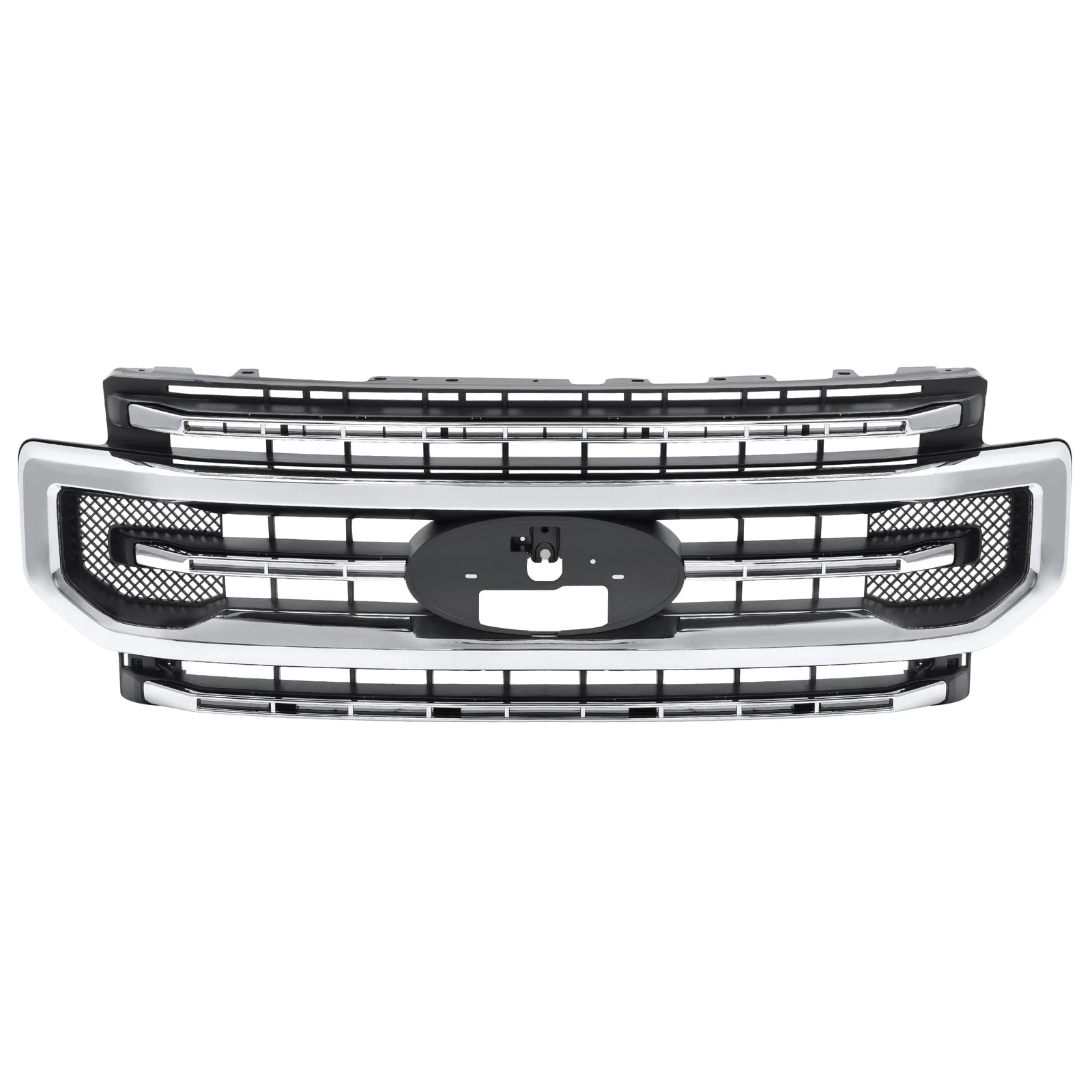 Grille Assembly for Ford F250 F350 Super Duty (2020–2022) Silver & Black