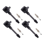 4X Ignition Coil + Spark Plug for Honda Fit (2015–2019) 30520-5R0-003