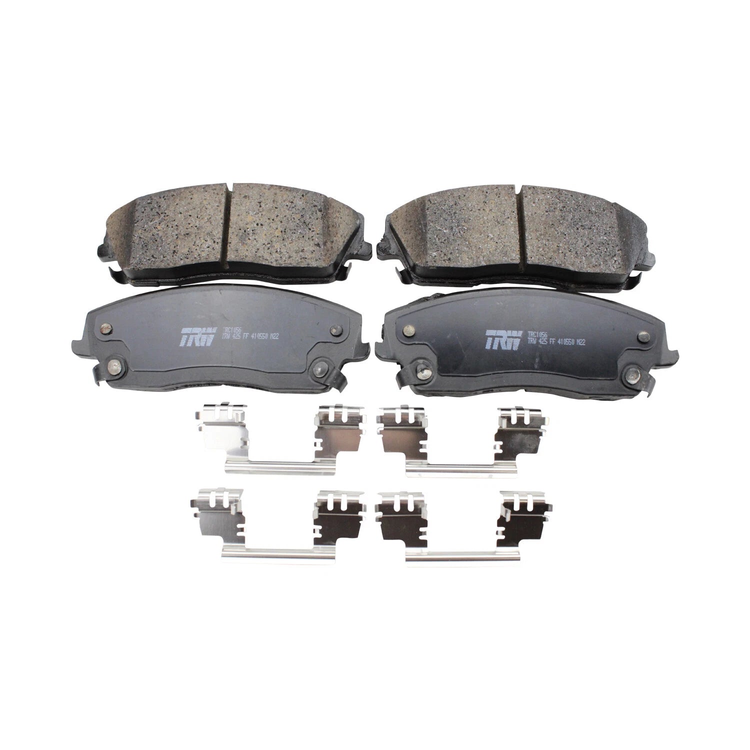 TRW Pro Front Ceramic Slotted Brake Pads for Chrysler 300 Dodge Charger Magnum (2005–2010)