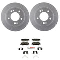 Disc Brake Rotors & Ceramic Brake Pads Kit for Kia Forte (2010–2018)