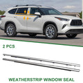 2pcs Rear Weatherstrip Window Seal No. 757400E080 for Toyota 