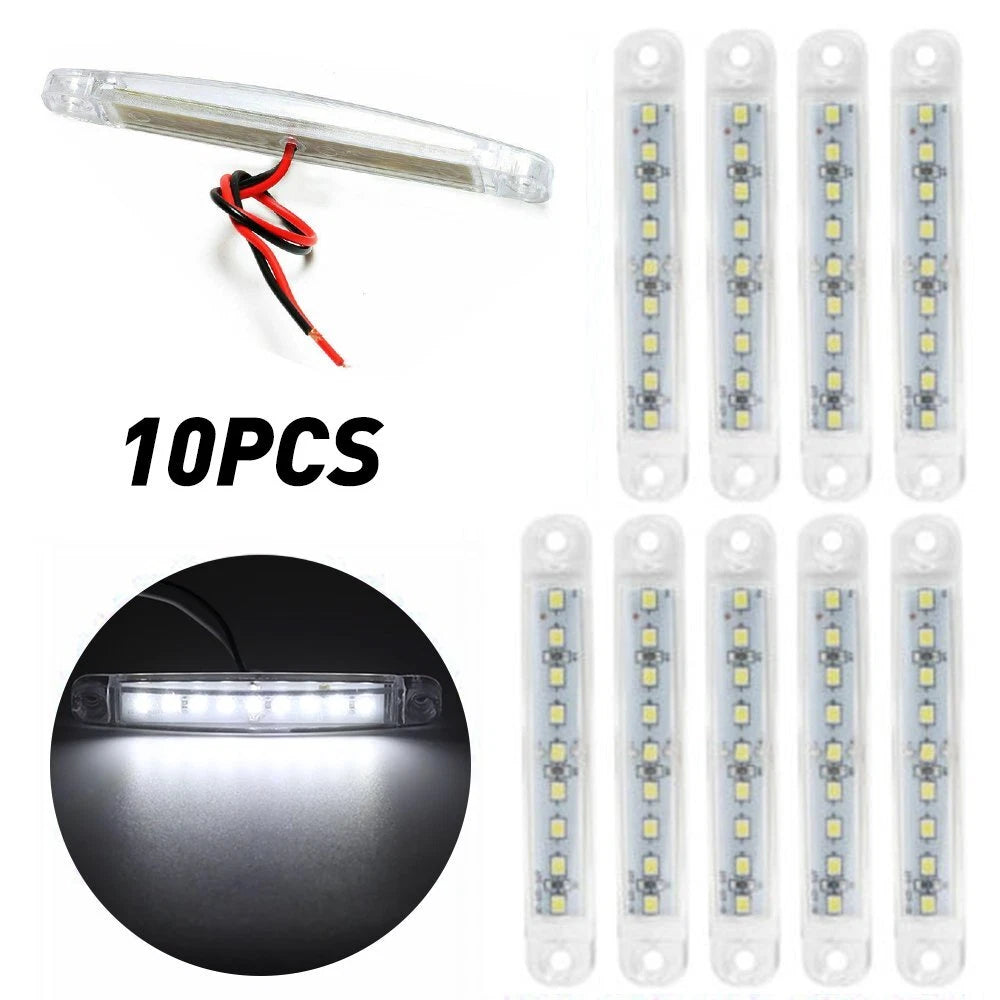10X LED Clearance Side Marker Lights for Truck Trailer RV