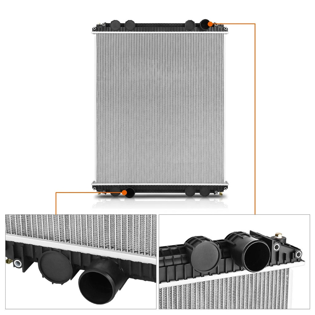 OE Style Aluminum 2-Row Radiator for Freightliner Century Class/Columbia (1996–2011)