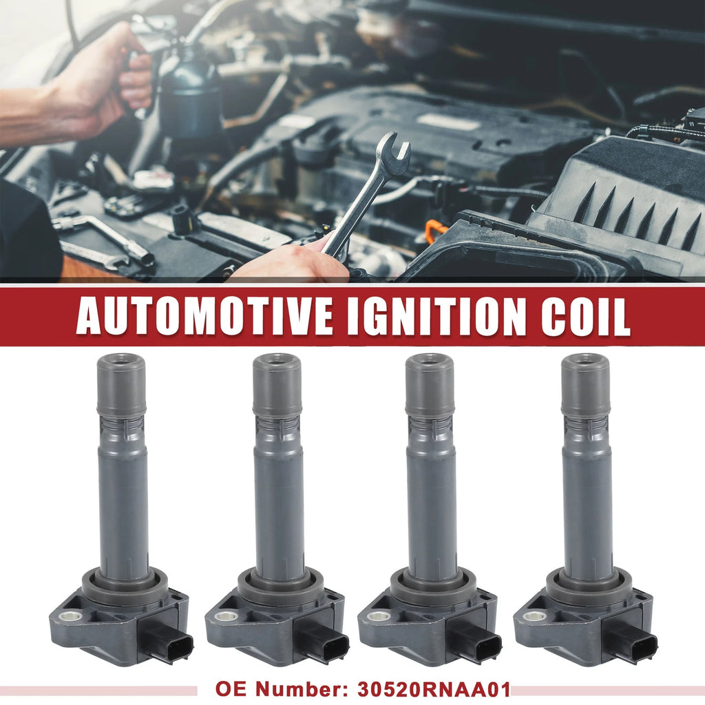 Set of 4 Ignition Coils for Honda Civic FA1 1.8L (2006–2011) No. 30520RNAA01