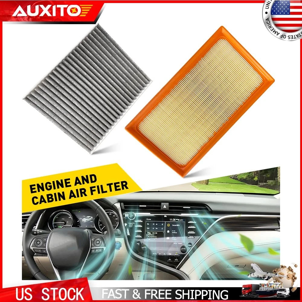 Combo Engine & Cabin Air Filter for Toyota Camry (2018–2024) OE 17801-0T060, 87139