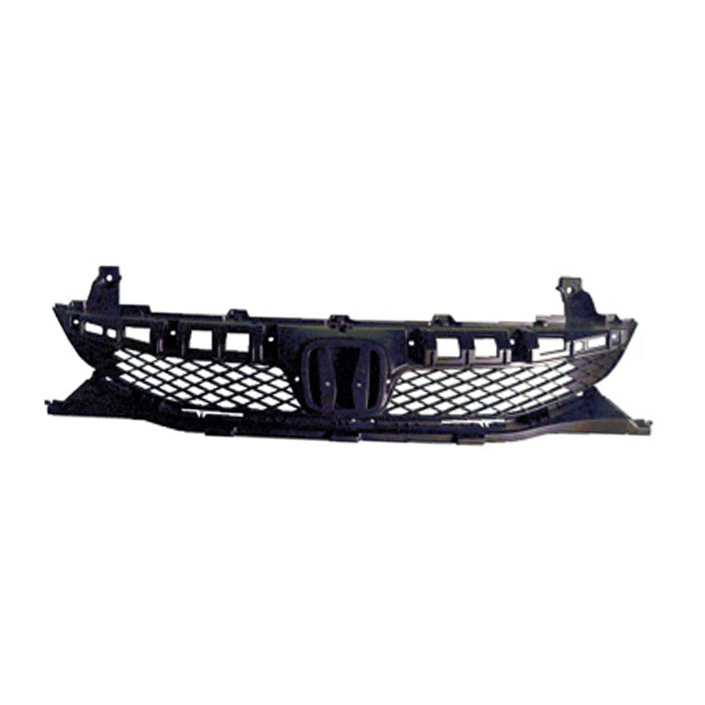 Replacement Black Plastic Front Grille for Hyundai Santa Fe (2006–2012)