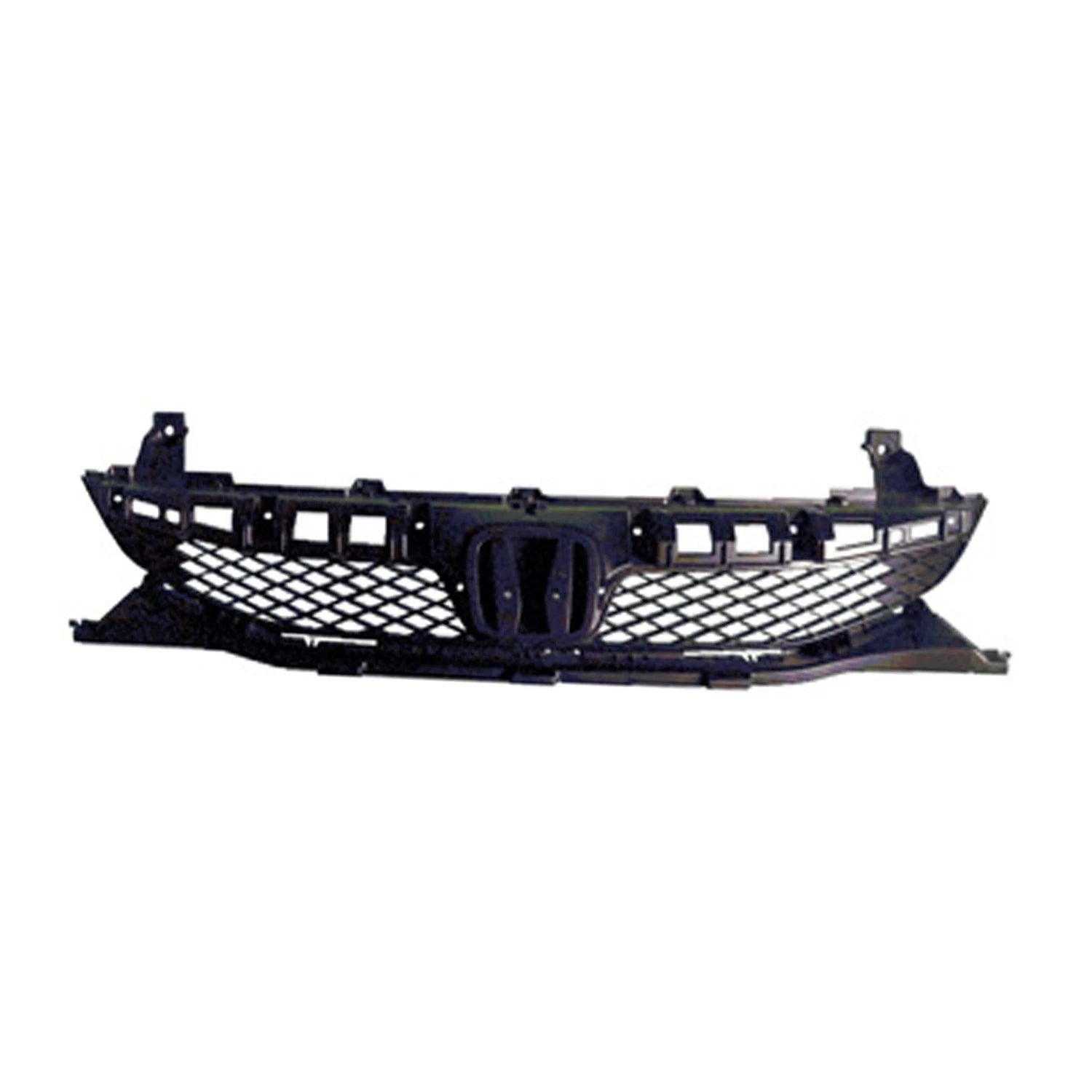 Replacement Black Plastic Front Grille for Hyundai Santa Fe (2006–2012)