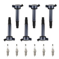 Set of 6 Ignition Coil Packs and Iridium Spark Plugs for Toyota Avalon Lexus ES350 (2005–2018)