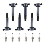 Set of 6 Ignition Coil Packs and Iridium Spark Plugs for Toyota Avalon Lexus ES350 (2005–2018)