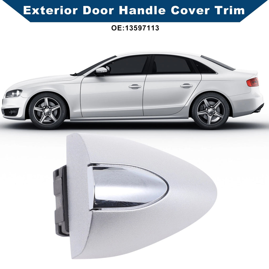 Exterior Door Handle Cover Trim for Buick LaCrosse (2017–2019) Silver Tone