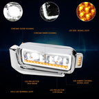 3D LED C-Bar Tail Lights for Dodge Ram (2002–2006)