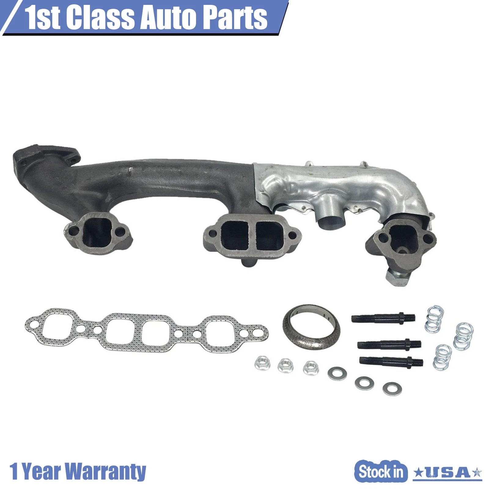 Exhaust Manifold Right for Chevy C1500 C2500 C3500 K1500 K2500 K3500 (1988–1995)