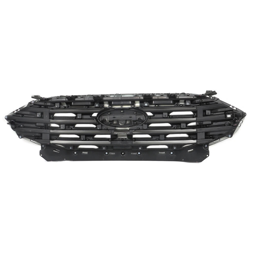 Front Upper Grille Replacement for Ford Edge SE SEL (2019-2022) Gloss Black
