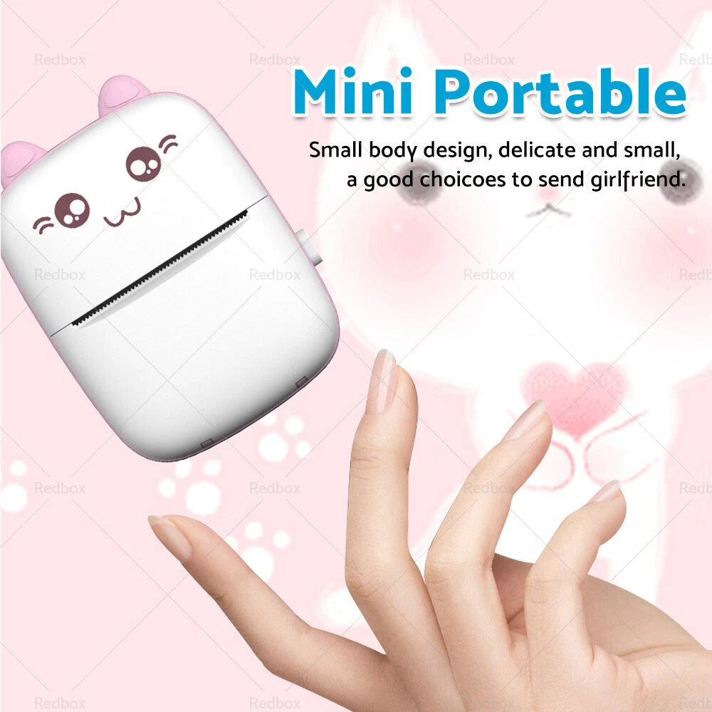 Mini Pocket Thermal Printer for Phone Label Photo (2019)