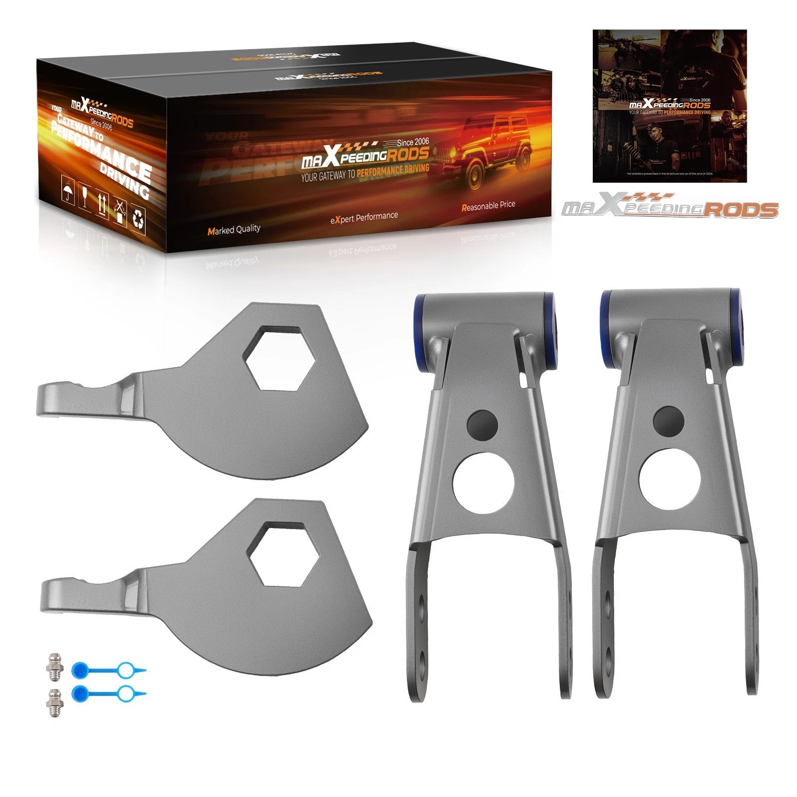 Lift Kit with Torsion Keys Front 1-3" Rear 1"/2" for Dodge Durango (1998–2003)